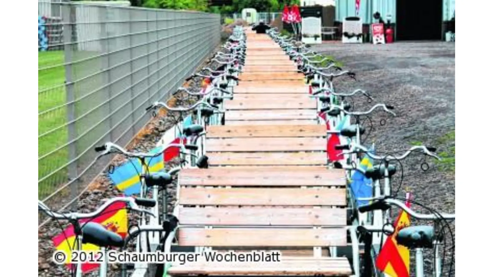 Draisinen sind für die EM bereit (Foto: ste)
