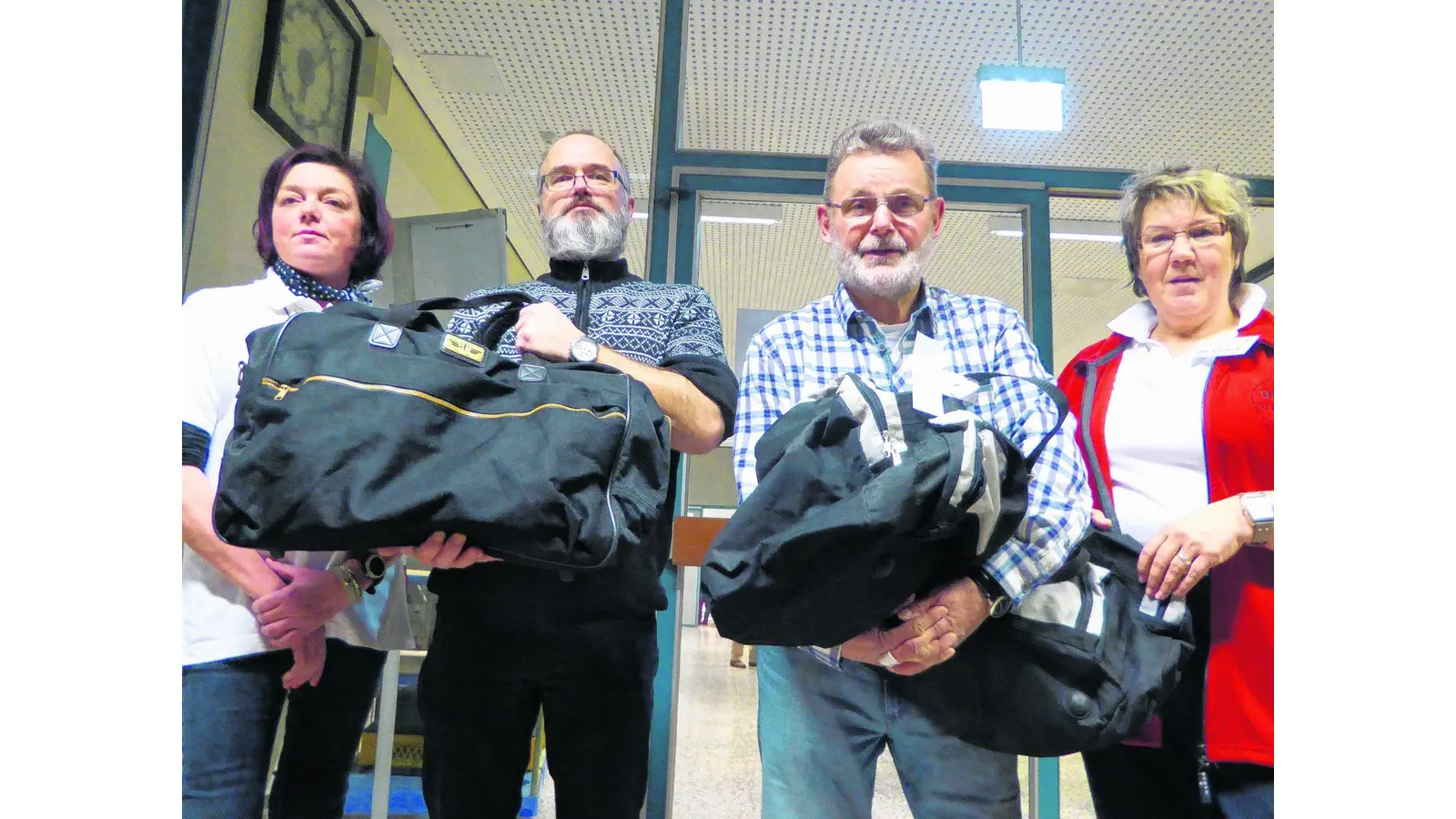 Erste Blutspende verläuft erfolgreich (Foto: ste)