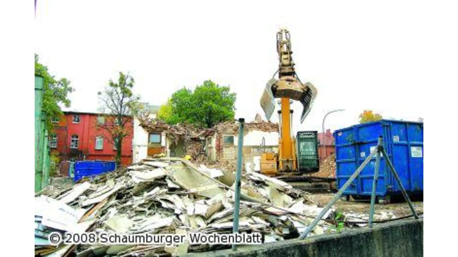 Abrissbirne ist durch das Gröbste durch (Foto: red)