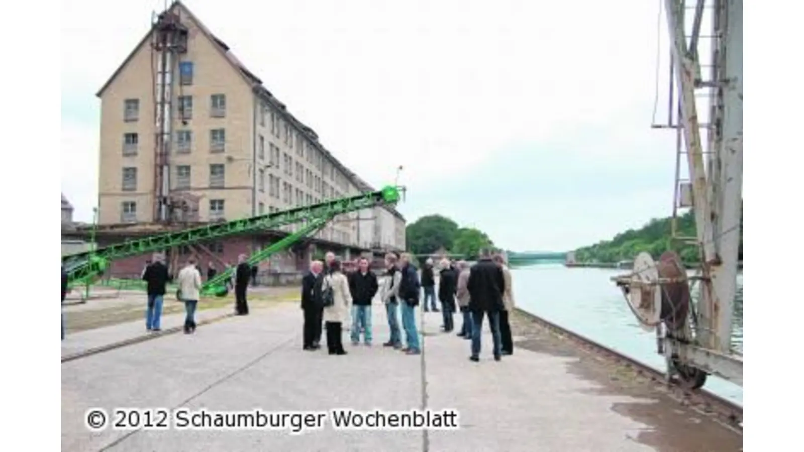 Startschuss für den Hafenausbau Berenbusch (Foto: red)
