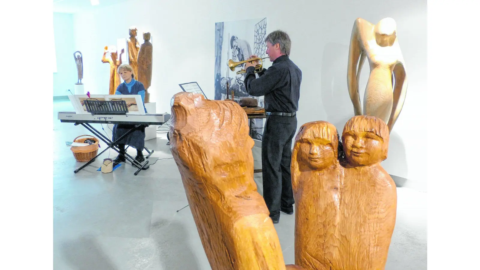 Melodien vor Skulpturen (Foto: red)