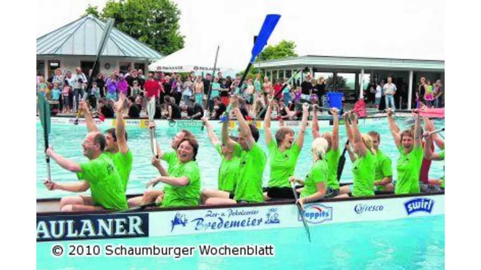 Sparkassen-Crew gewinnt Drachenbootrennen (Foto: red)