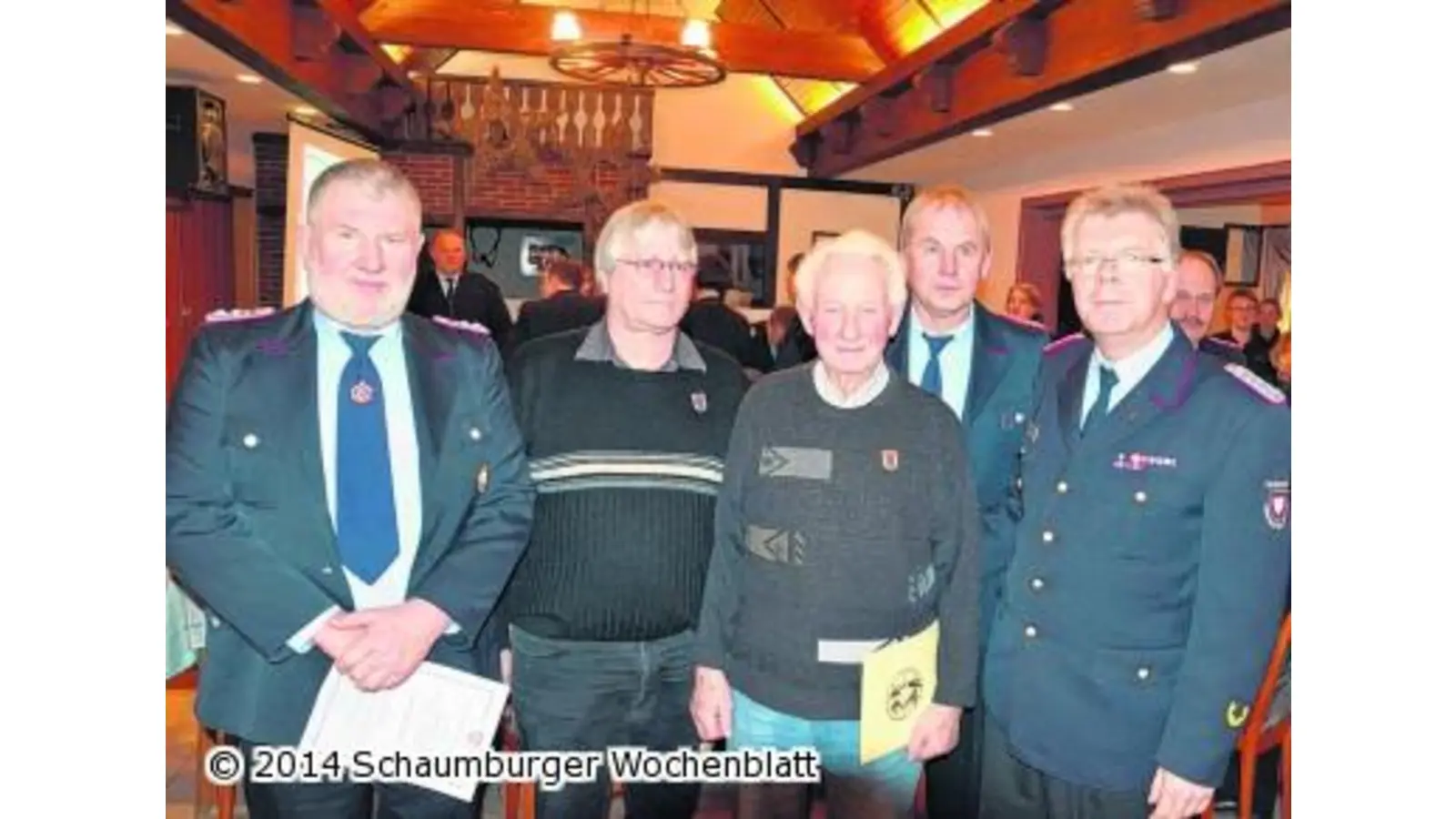 Wilhelm Steege gehört der Feuerwehr seit 70 Jahren an (Foto: bt)