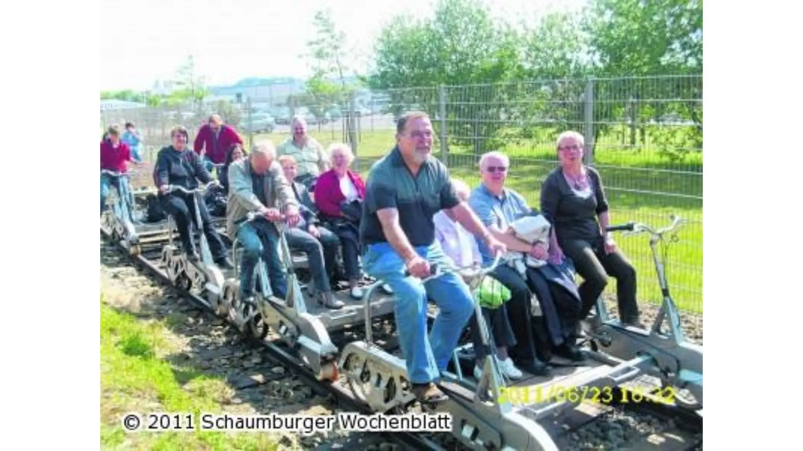 Zwei Generationen auf halber Tour (Foto: ste)
