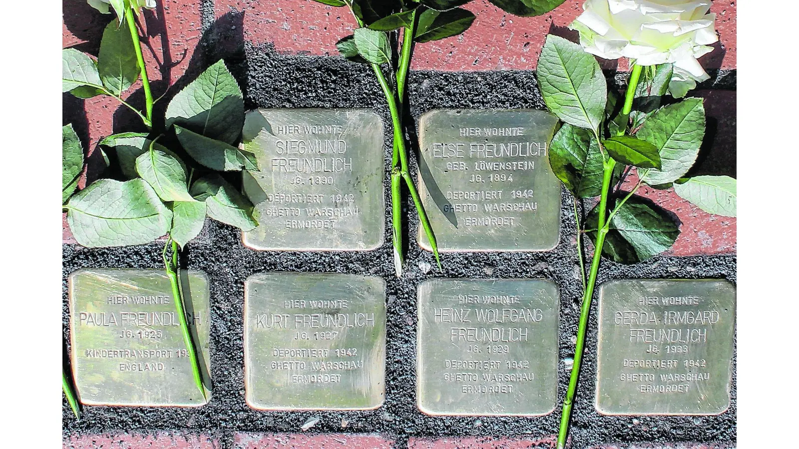 Der erste Stolperstein für Bergkirchen (Foto: jan)