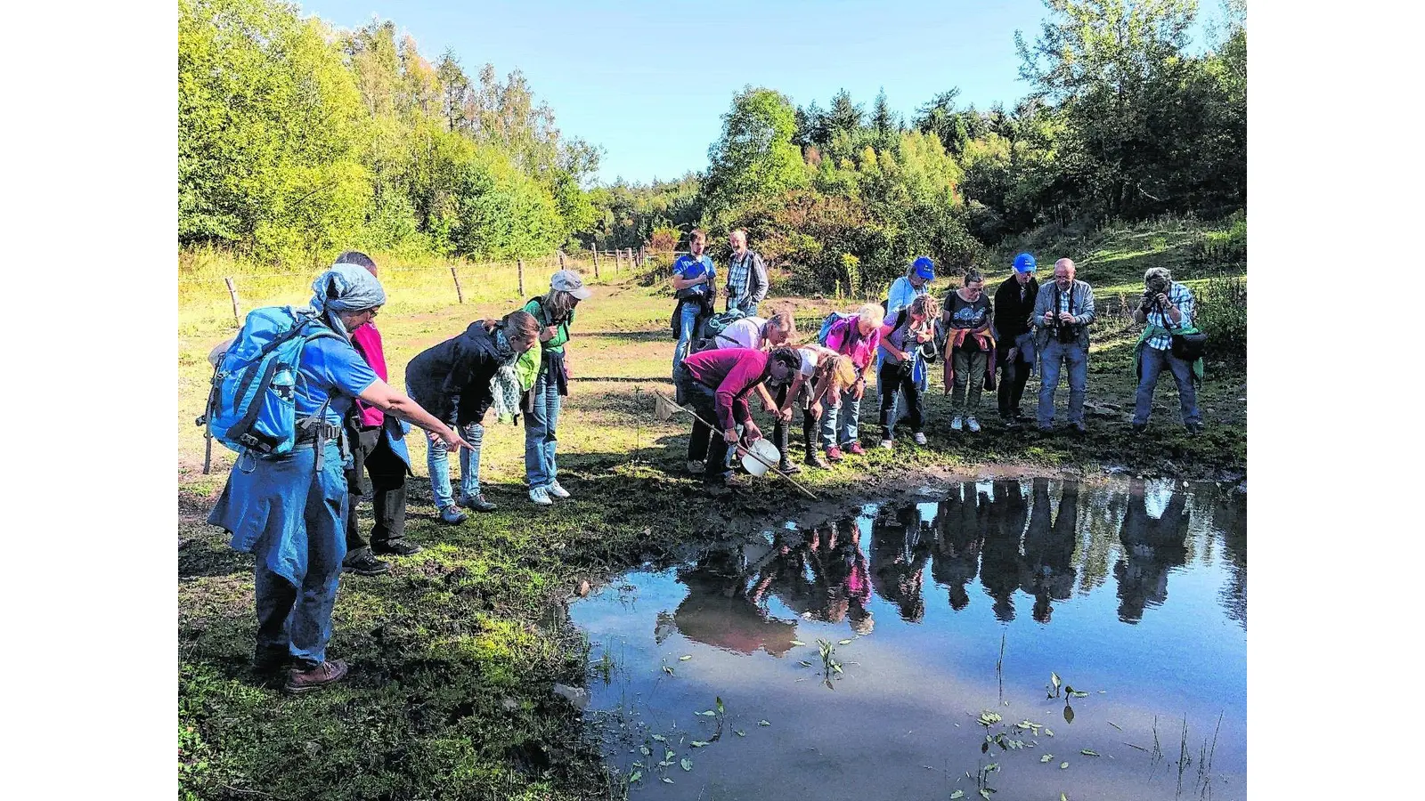 Die Naturbesonderheiten des Landkreises erkundet (Foto: red)