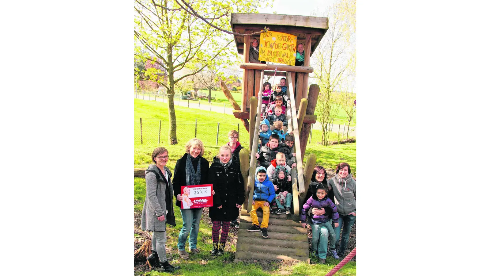 Große Summe für den Räuberwald (Foto: ag)