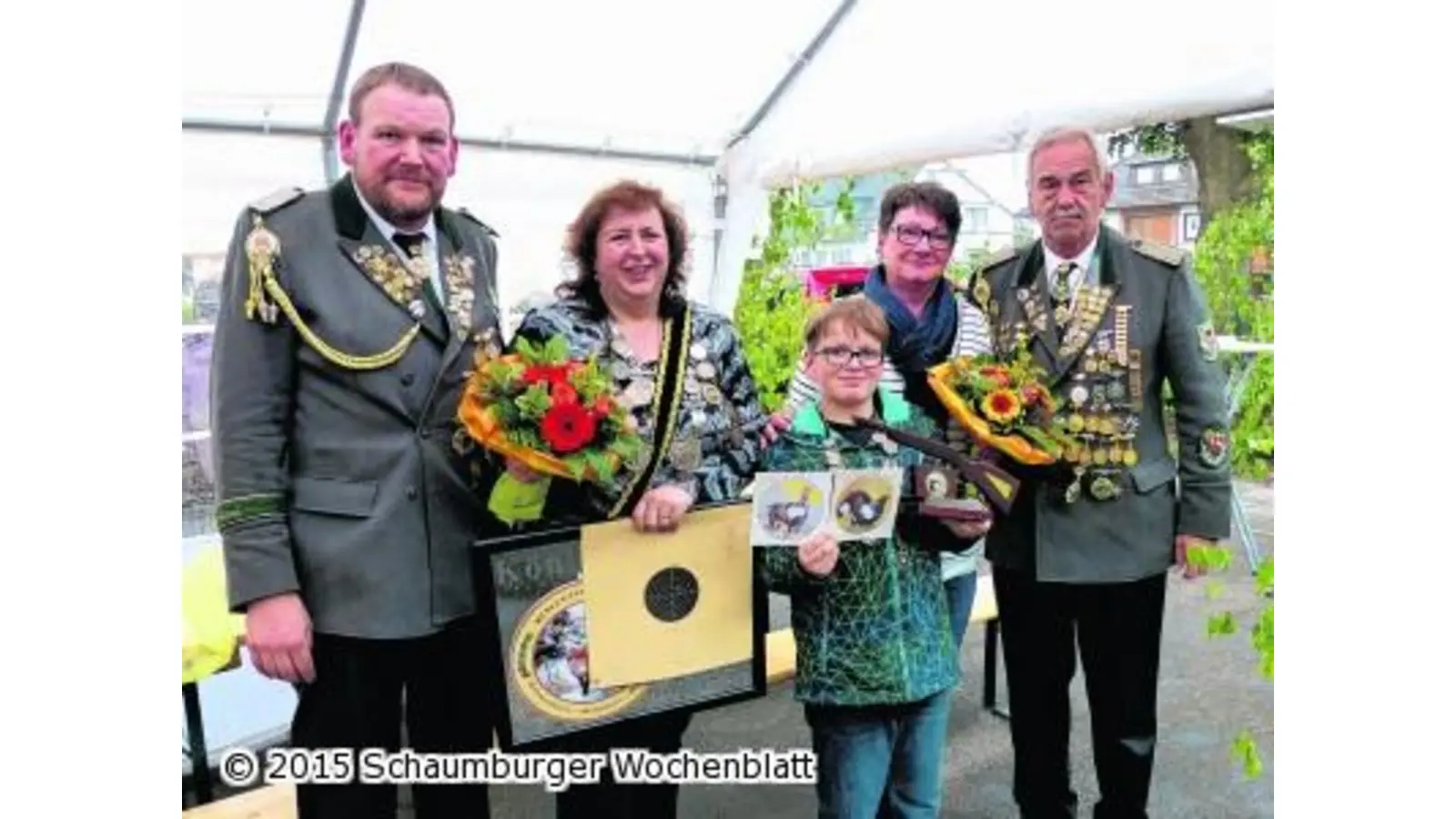 Tanja Stock erste Rintelner Schützenkönigin (Foto: km)