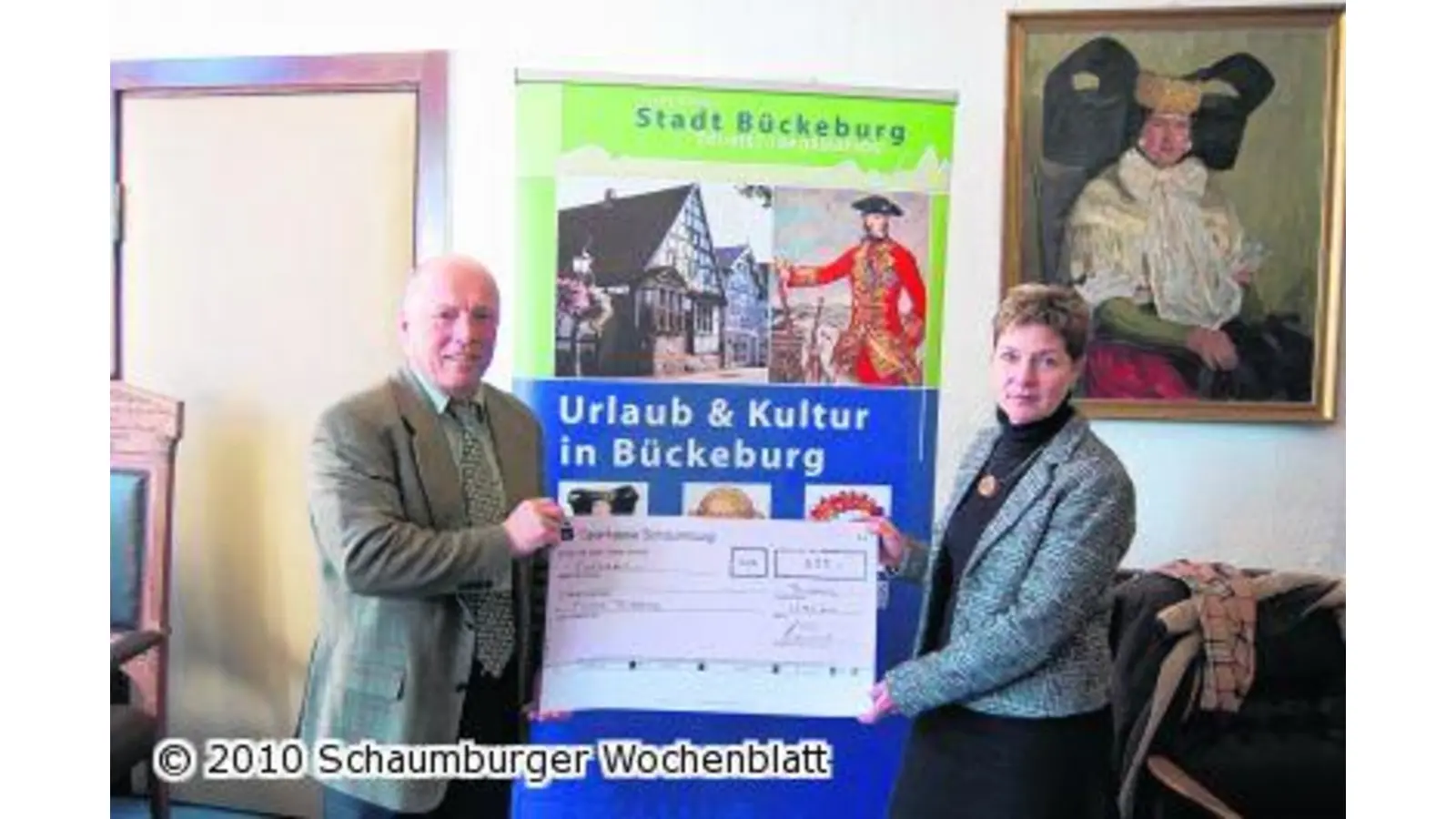 Stadt spendet Museum 500 Euro (Foto: red)
