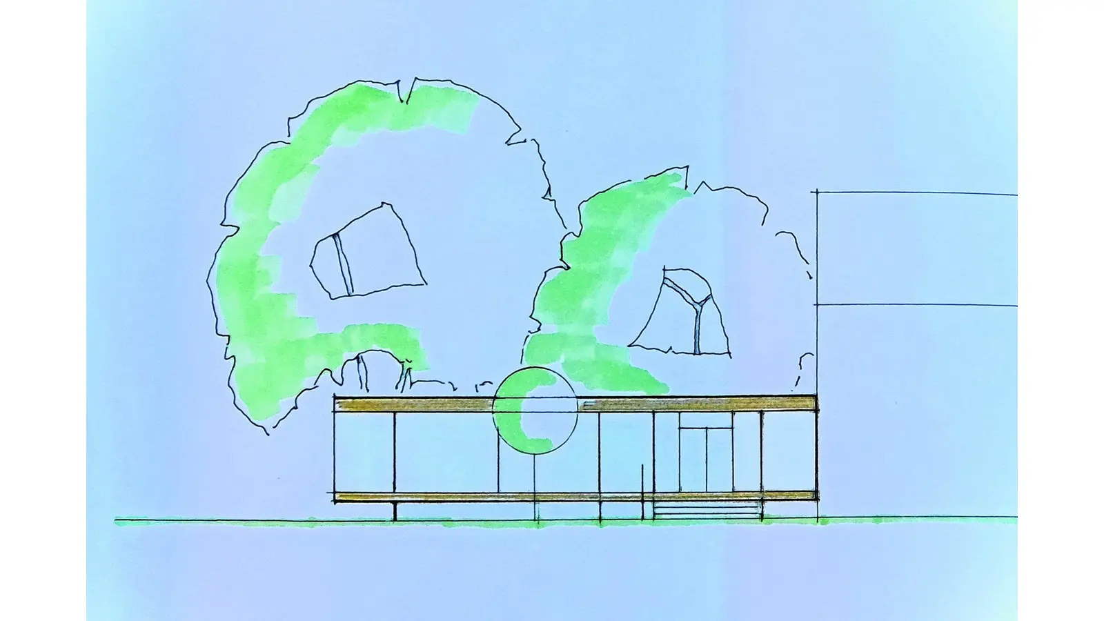 Toiletten mit Teeküche und Terrasse (Foto: jl)