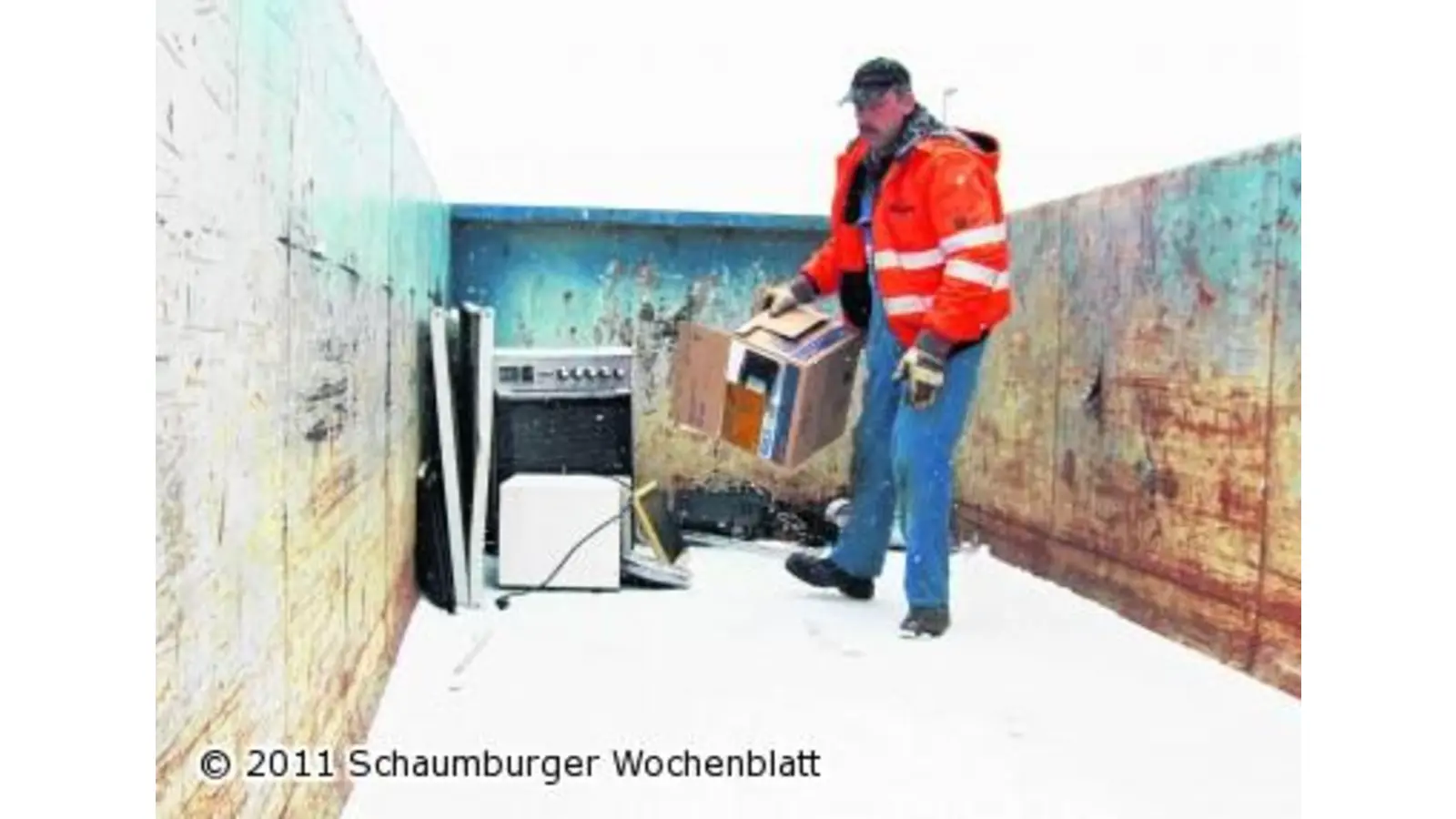 Jetzt können die alten Fernseher auf dem Bauhof entsorgt werden (Foto: tt)