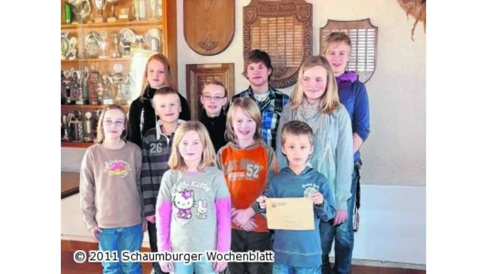 TuS Jugendliche ausgezeichnet (Foto: red)
