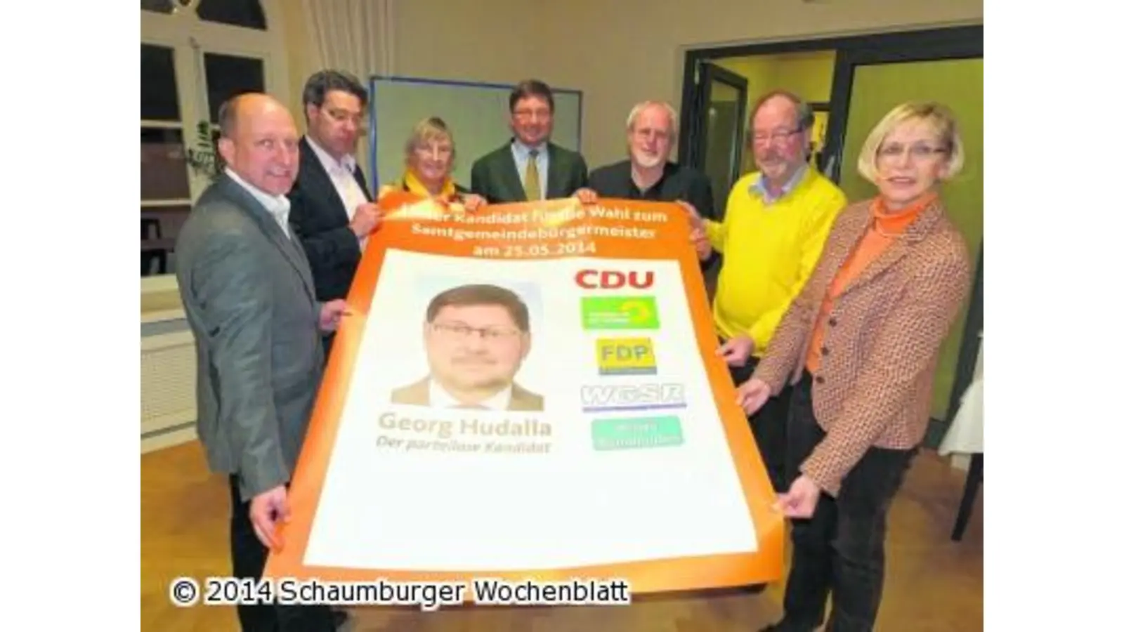 Schulterschluss für Georg Hudalla (Foto: pd)