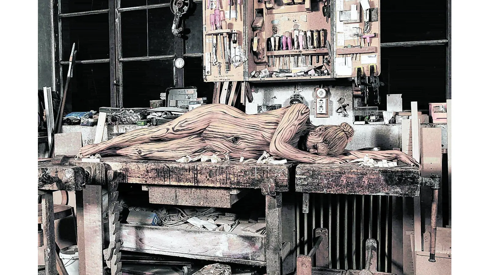 Bodypainting in der Eulenburg (Foto: km)