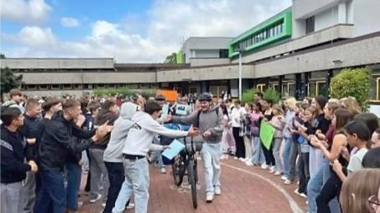 Ein gelungener Start in die Herausforderungen. (Foto: IGS Rodenberg)