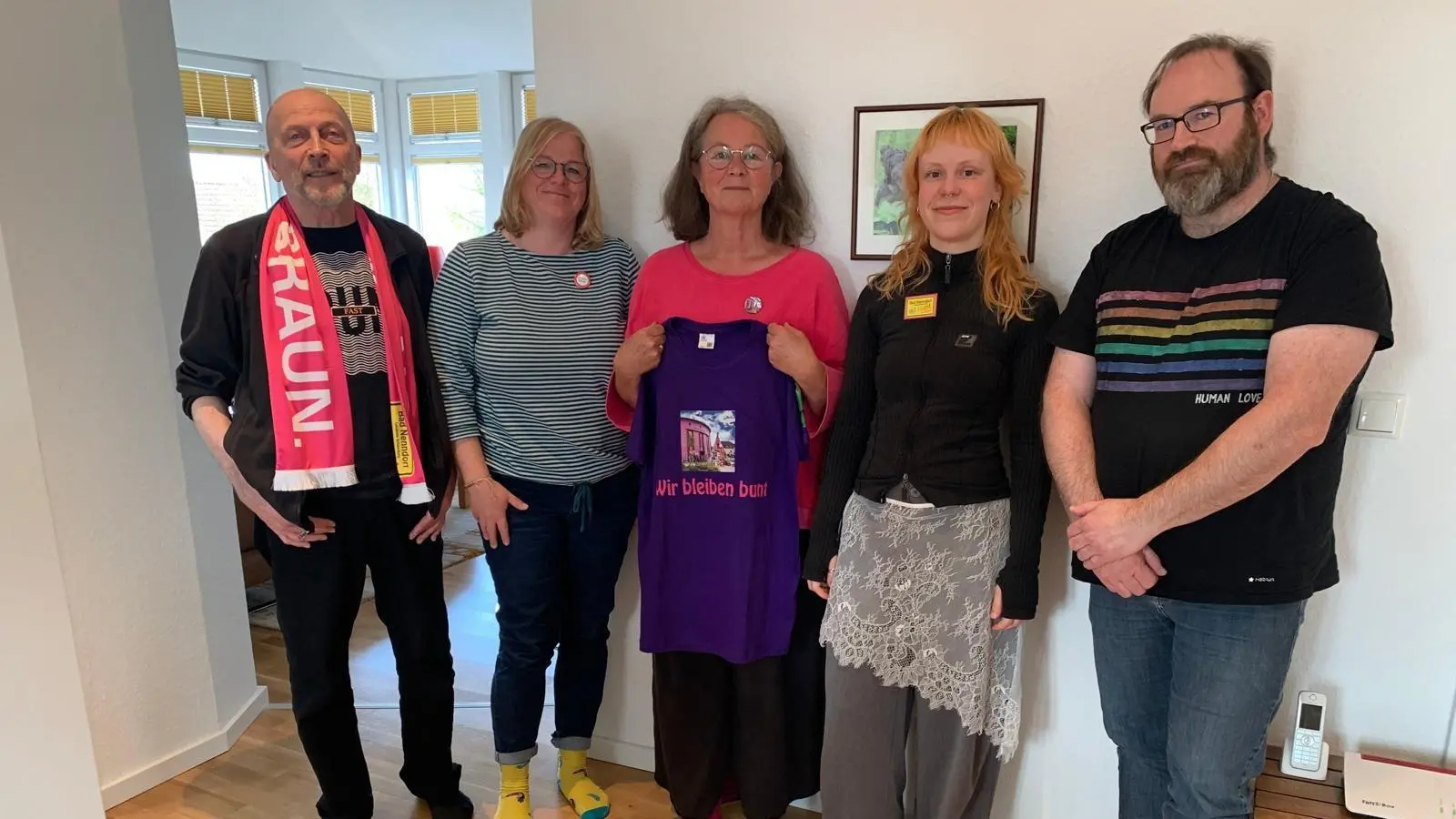 Die Gesprächsrunde von BNib, für Forschungszwecke mit K. Hilbich (2.v.rechts). (Foto: BNib)