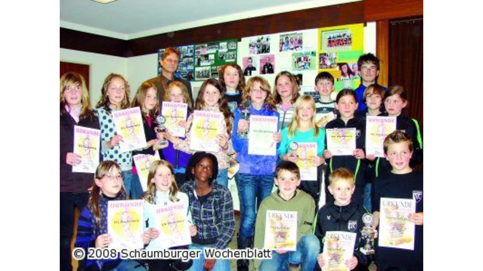 Gleich vier Kreispokale für den VfL Bückeburg (Foto: pp)