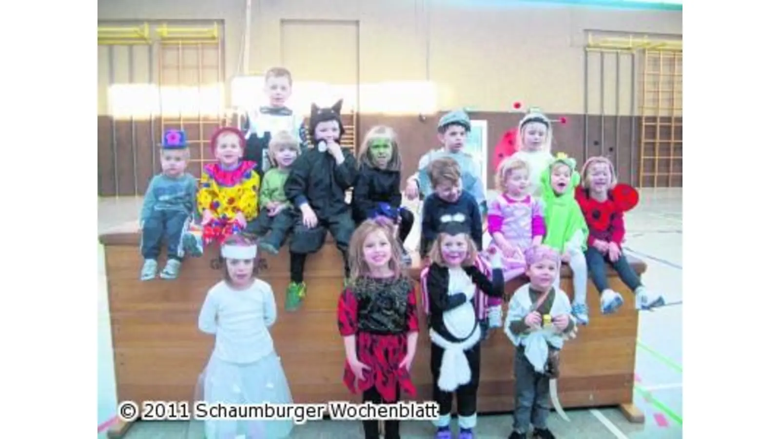Die Turnhalle wird zur Manege (Foto: ak)