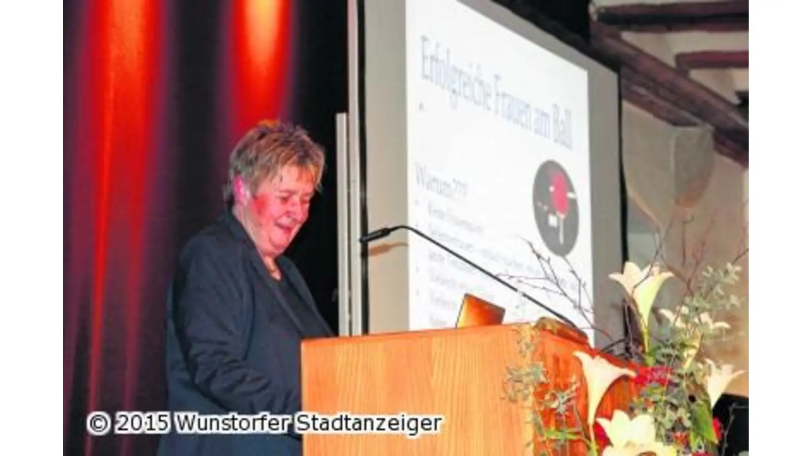Referentin fordert mehr Mut von den Frauen (Foto: tau)