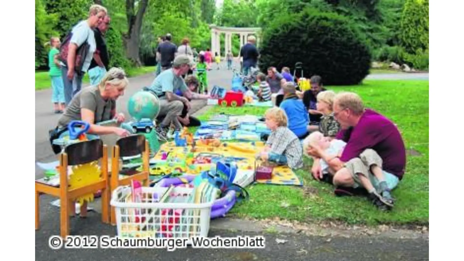 Familien-Flohmarkt im Kurpark (Foto: red)