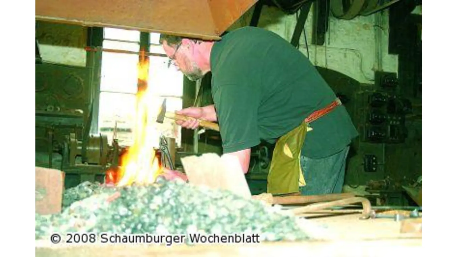 Die Kohle glüht wieder in der Esse (Foto: bb)