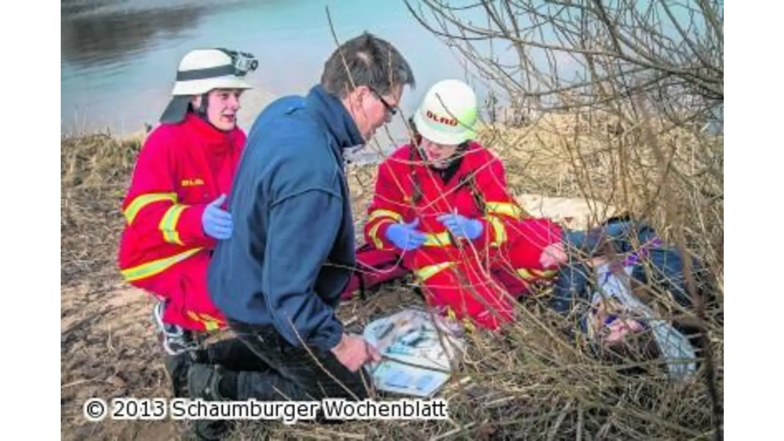 Großer Rettungseinsatz am Doktorsee (Foto: us)