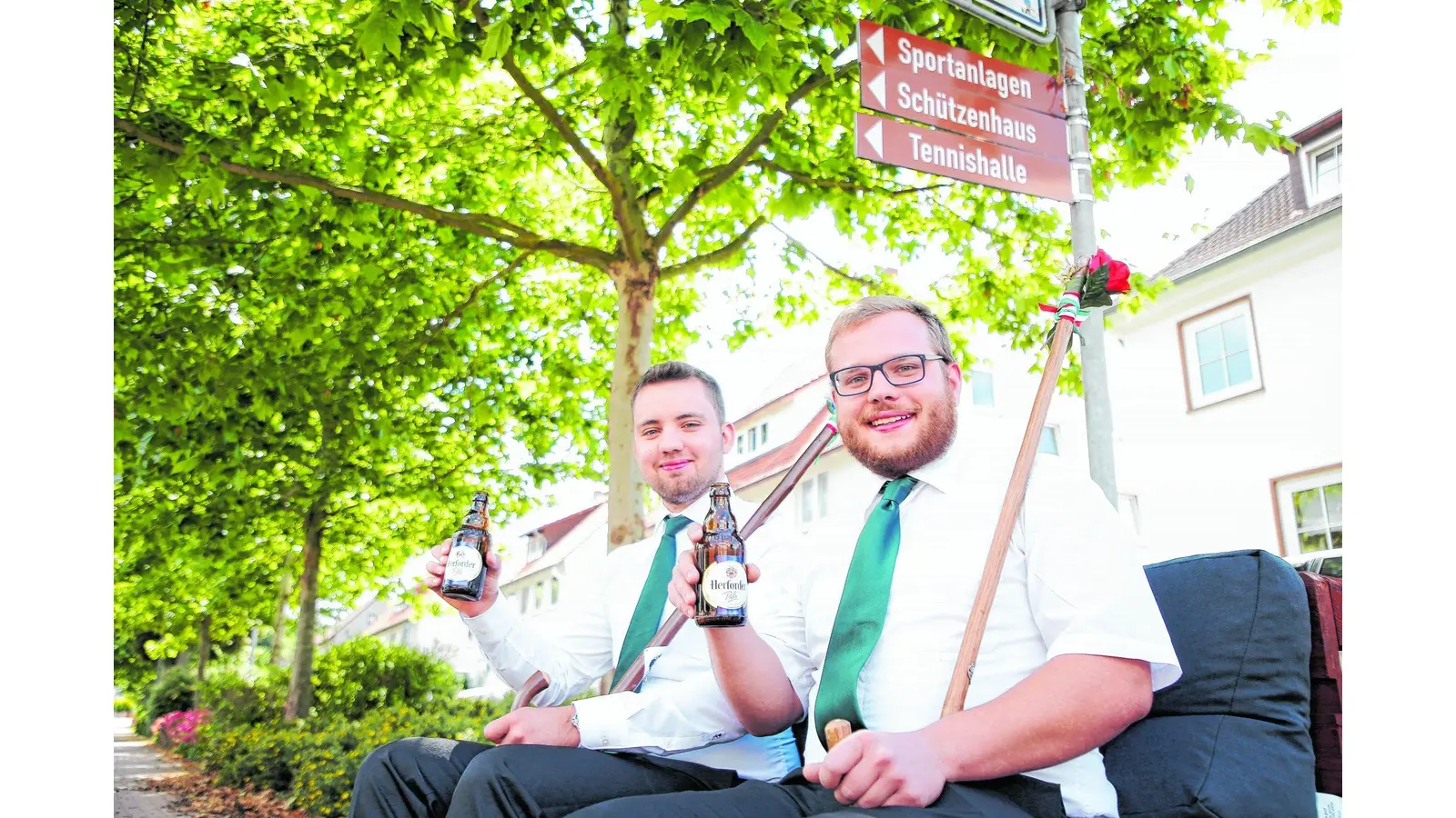 Rodenberg setzt sich in Szene (Foto: jl)