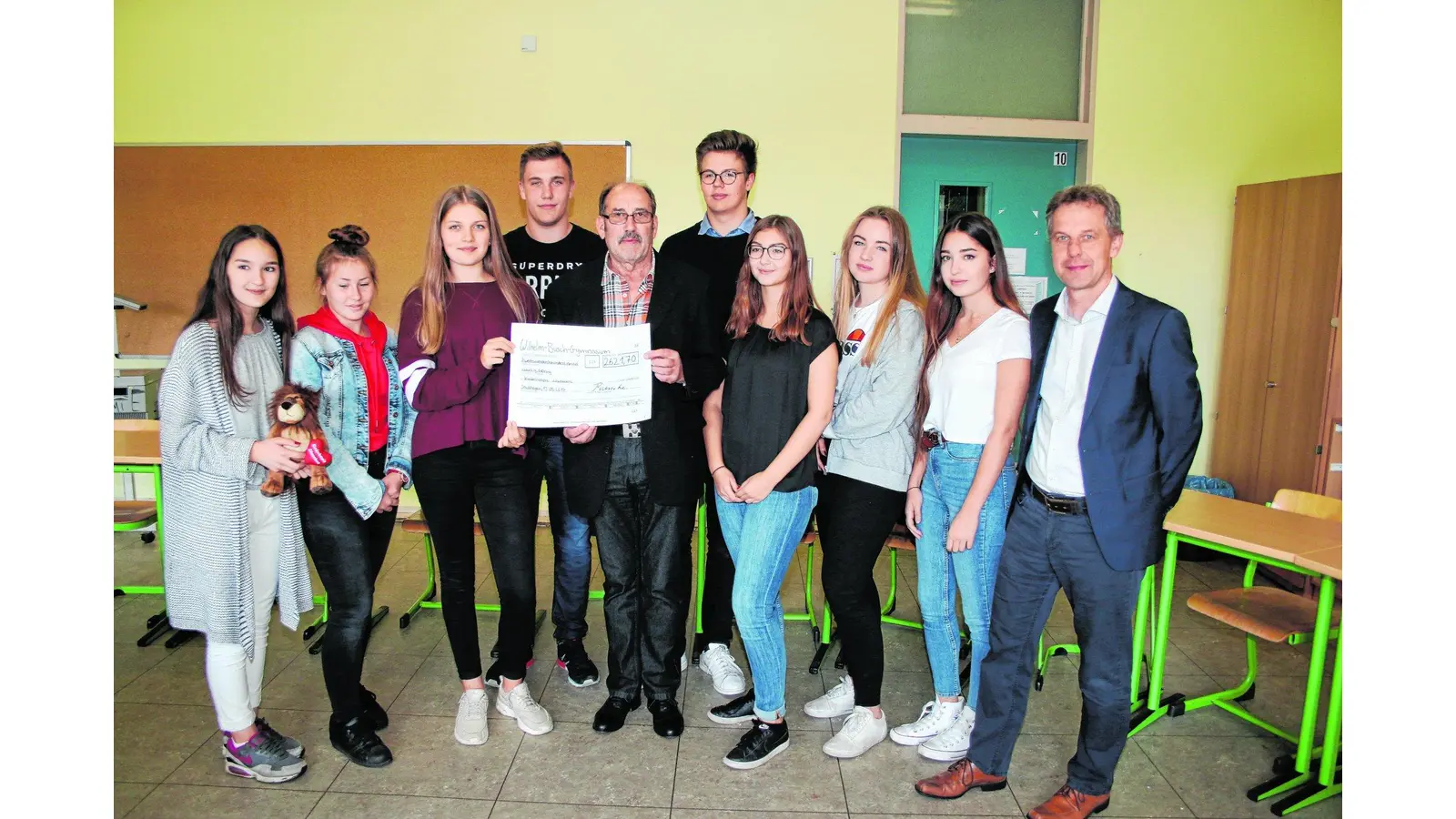 WBG-Schüler unterstützen Kinderhospiz läuferisch (Foto: bb)