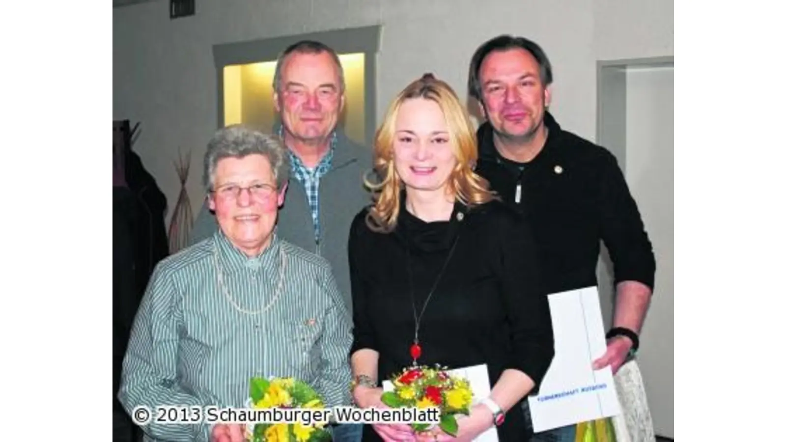 Die Turnerschaft Rusbend ehrt langjährige Mitglieder (Foto: red)
