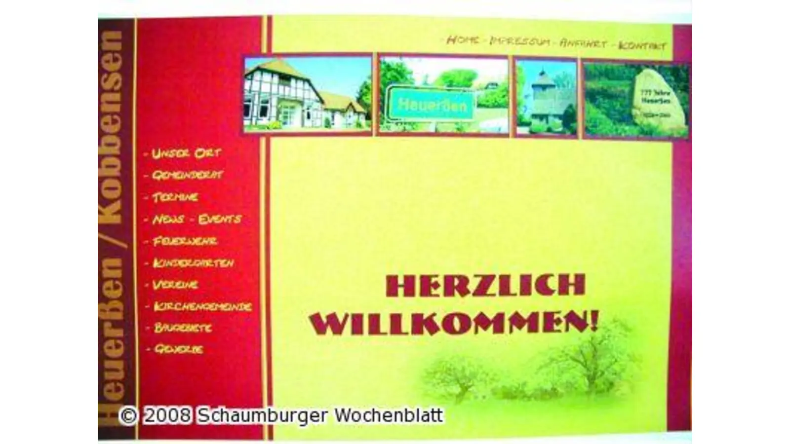 Schon bald präsentiert sich Heuerßen im Internet (Foto: red)