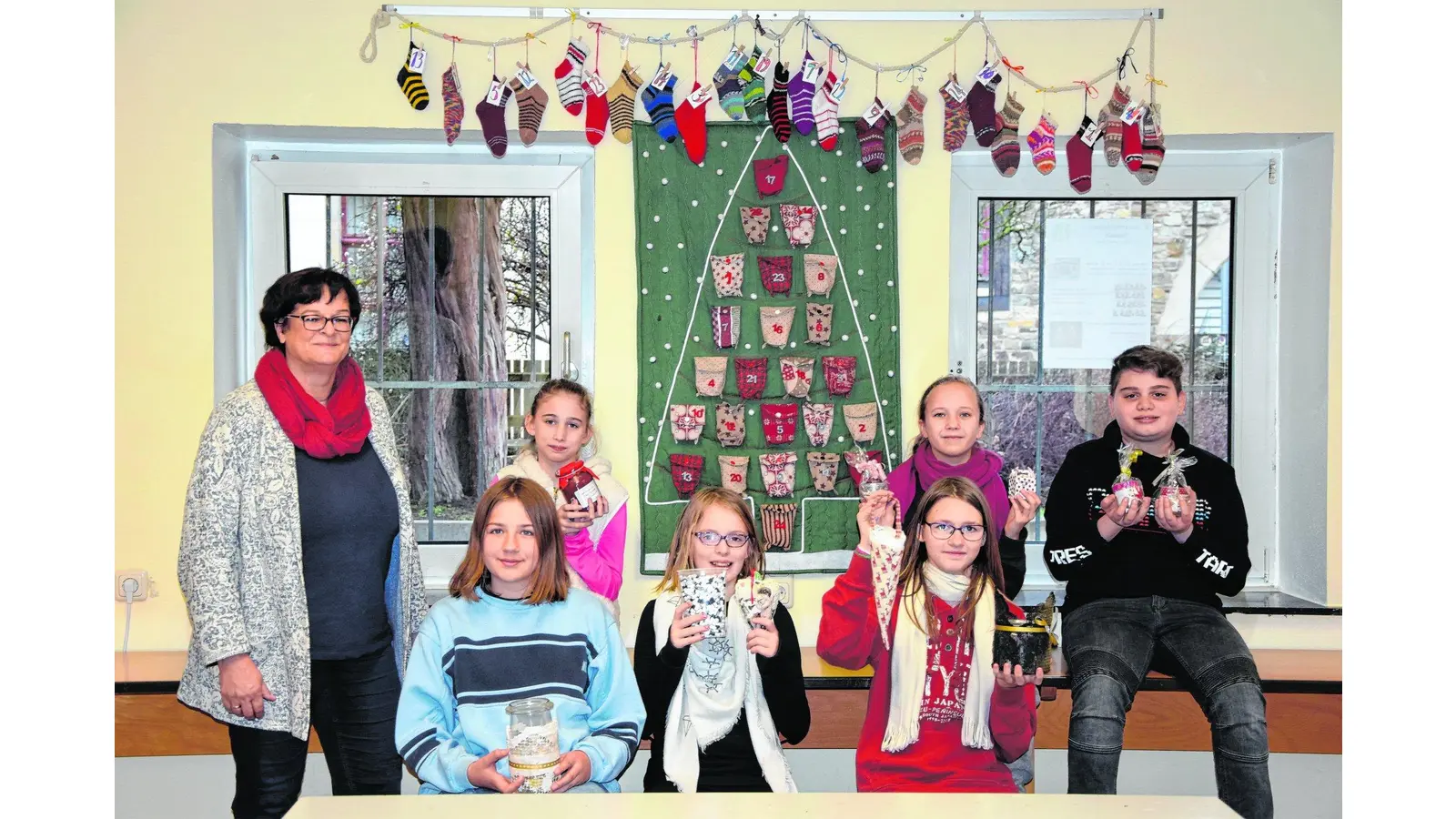 Heute Adventskalender-Tombola (Foto: ste)