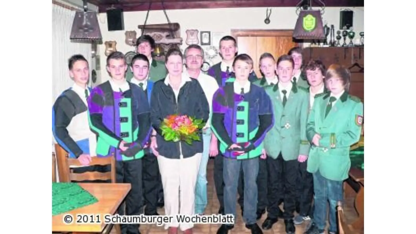 Hilfe für die Jungschützen (Foto: al)