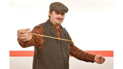 Dirigent Jannik Scharenberg. (Foto: BOK)