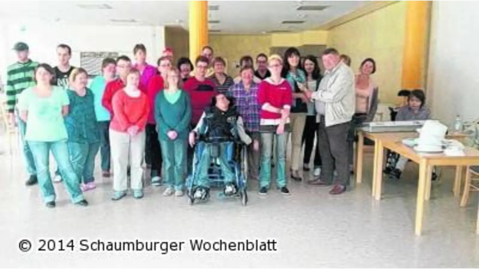 TuSG Rolfshagen bedankt sich bei der Lebenshilfe für den Einsatz (Foto: us)