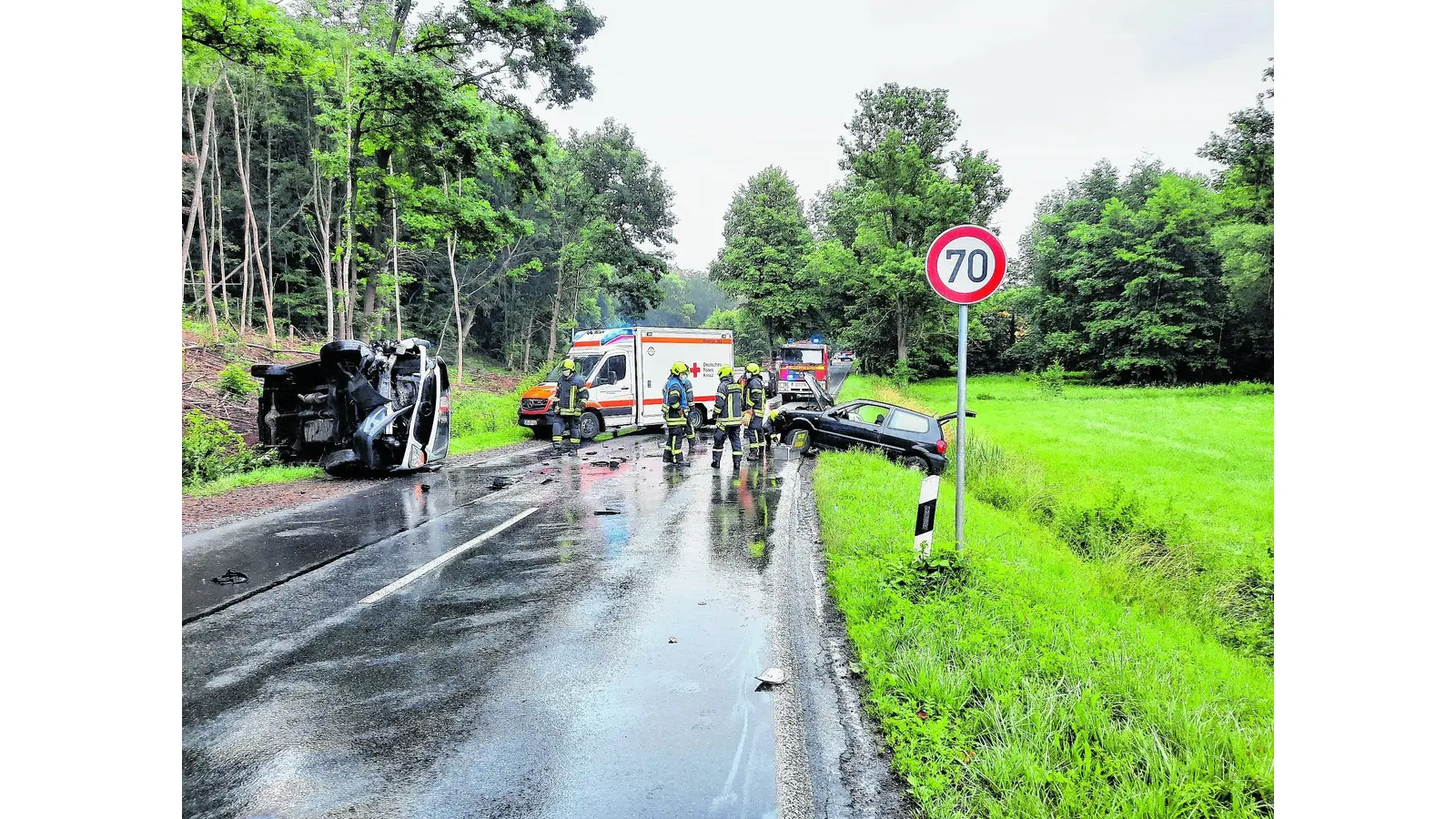 Ein Sprinter gerät ins Schleudern (Foto: ds)