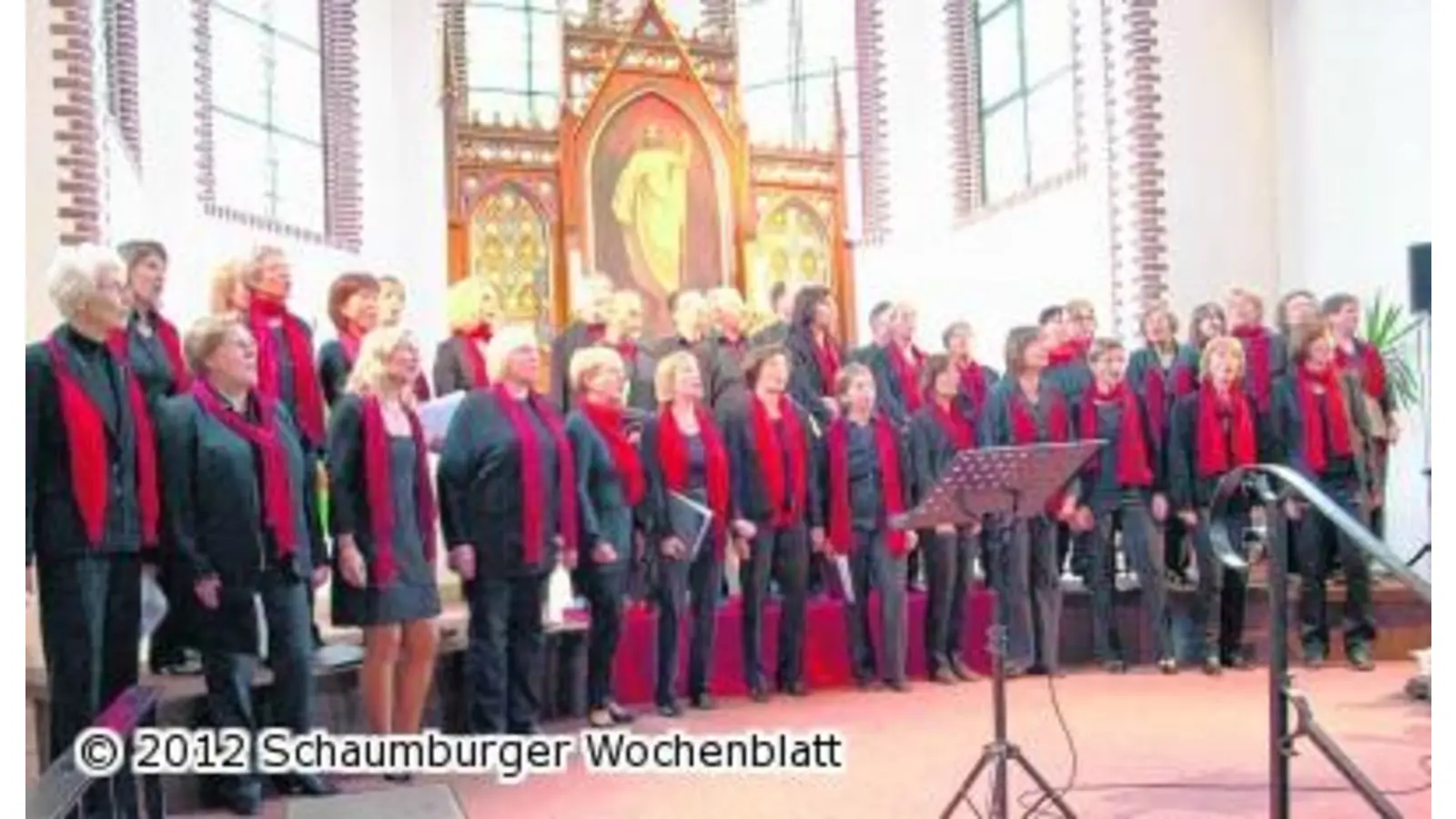 Jubiläumskonzert mit flotten Gospeln (Foto: km)