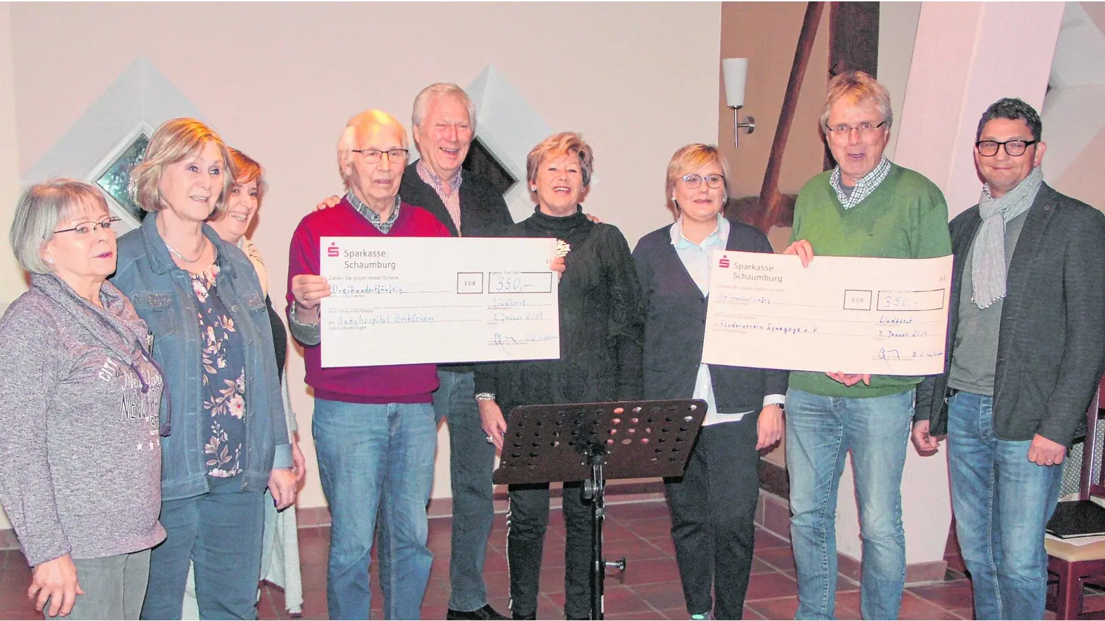 Weihnachtliche Weisen verwandeln sich in gute Gaben (Foto: bt)