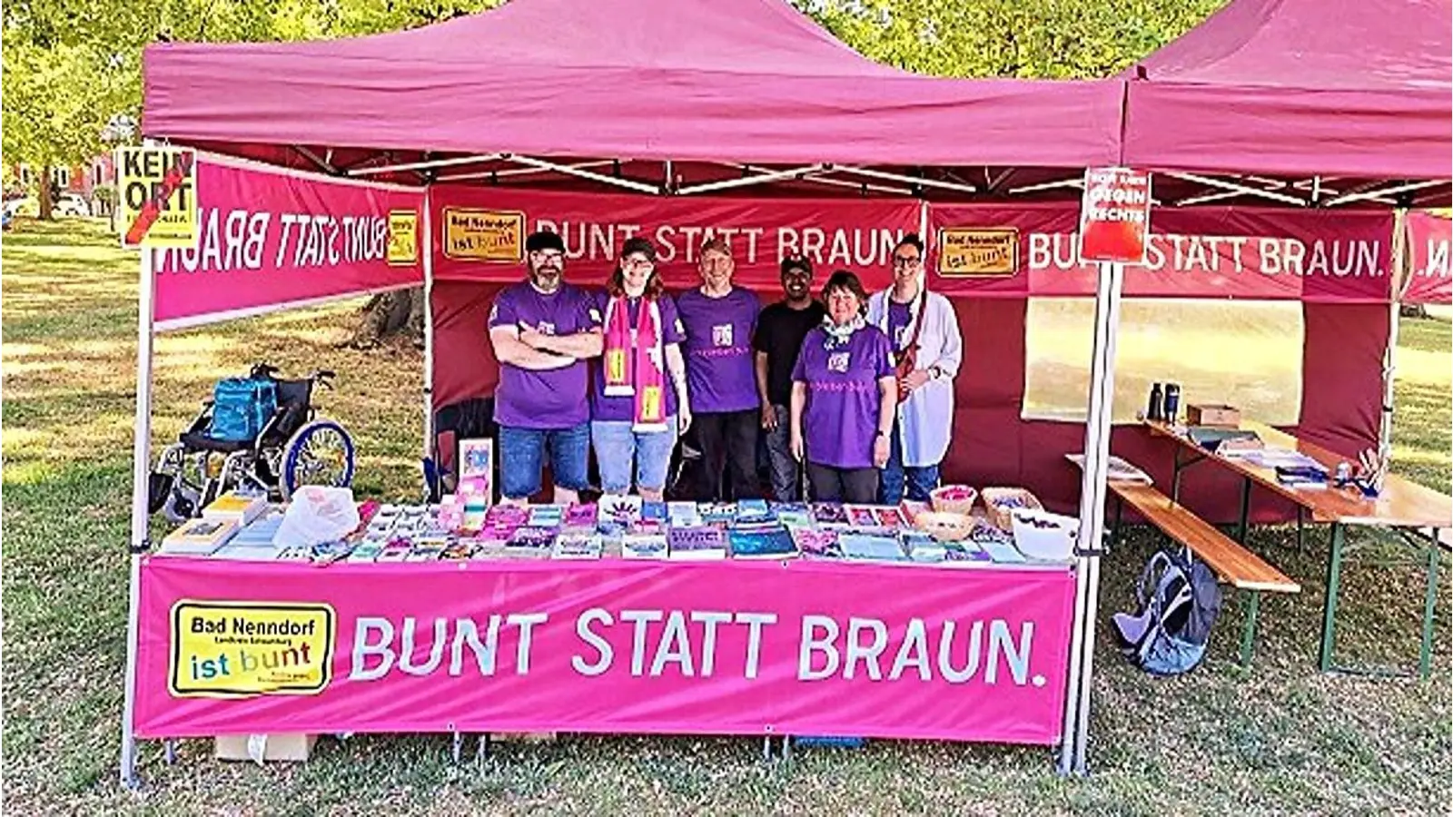 Zwei Jahrzehnte volles Engagement: Das Bündnis Bad Nenndorf ist bunt. (Foto: privat)