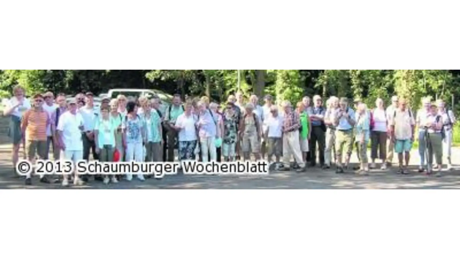 Wanderfreunde machen sich zur Rekordwanderung auf den Weg (Foto: em)