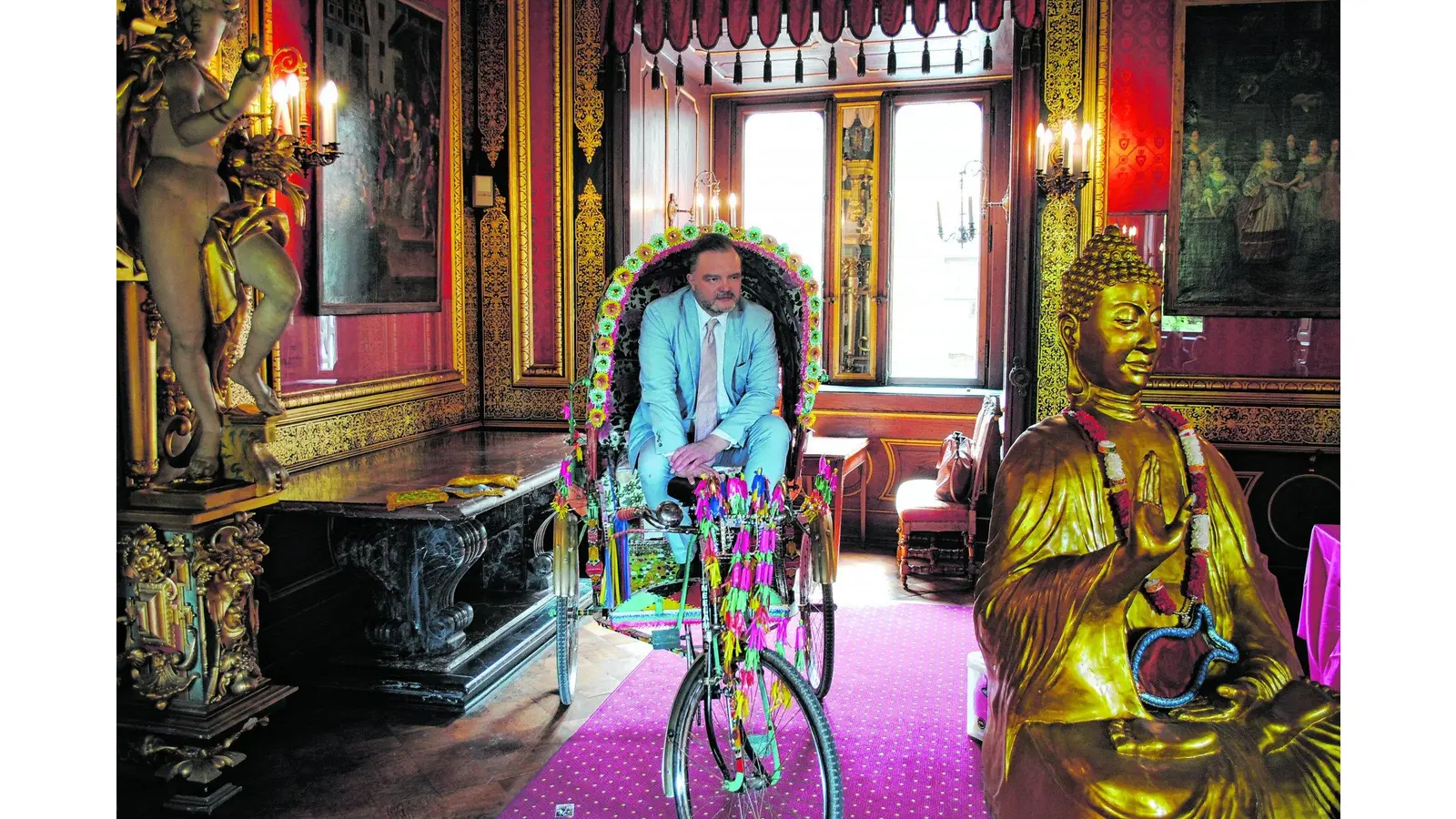 Indien zu Besuch im Schloss (Foto: jh)