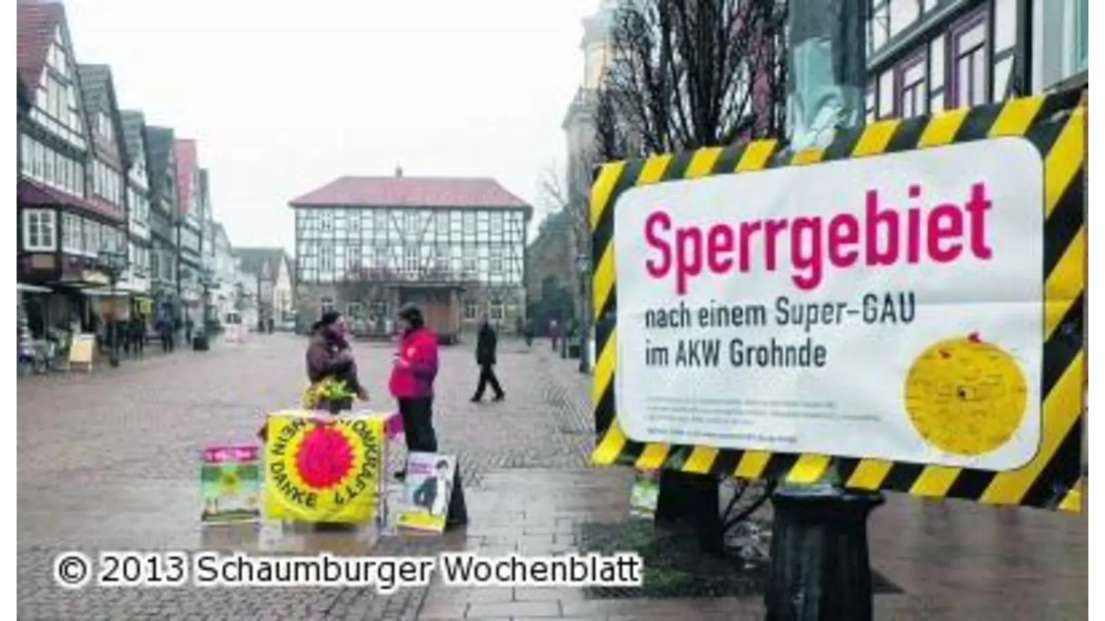 Rinteln würde bei GAU in Grohnde zum Sperrgebiet (Foto: red)