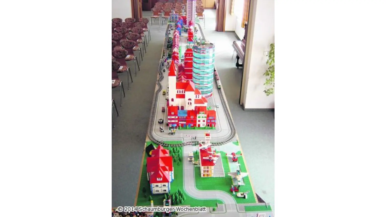 Lego-Nachwuchs-Architekten errichten Miniatur-Stadthagen (Foto: tr)