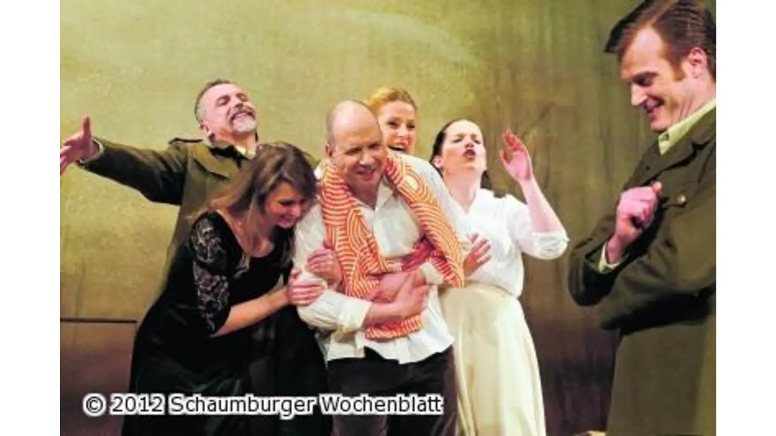 Drama von Tschechow auf der Bühne im Rathaus (Foto: hb)