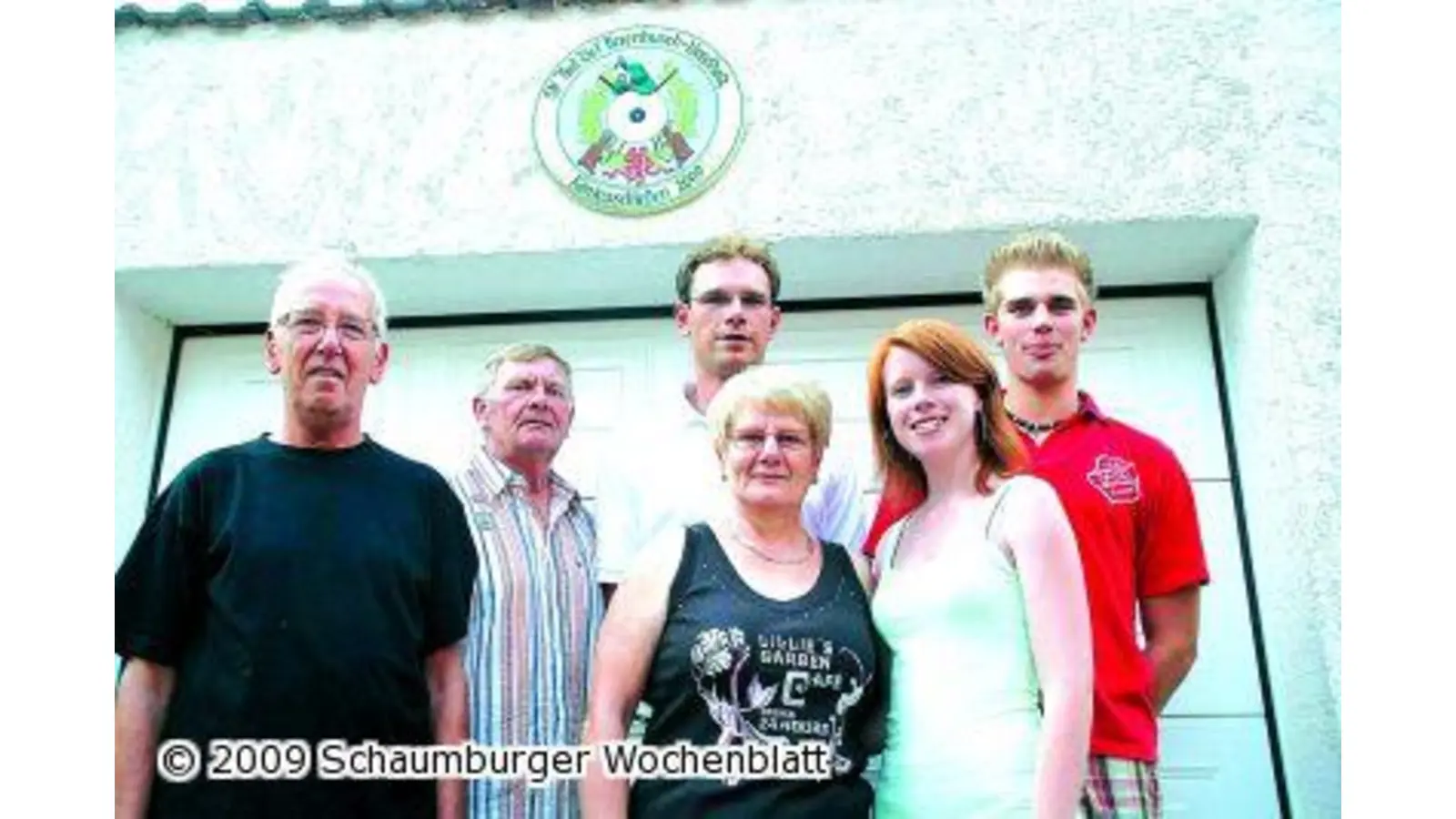 Schützenverein hängt Königsscheibe auf (Foto: red)