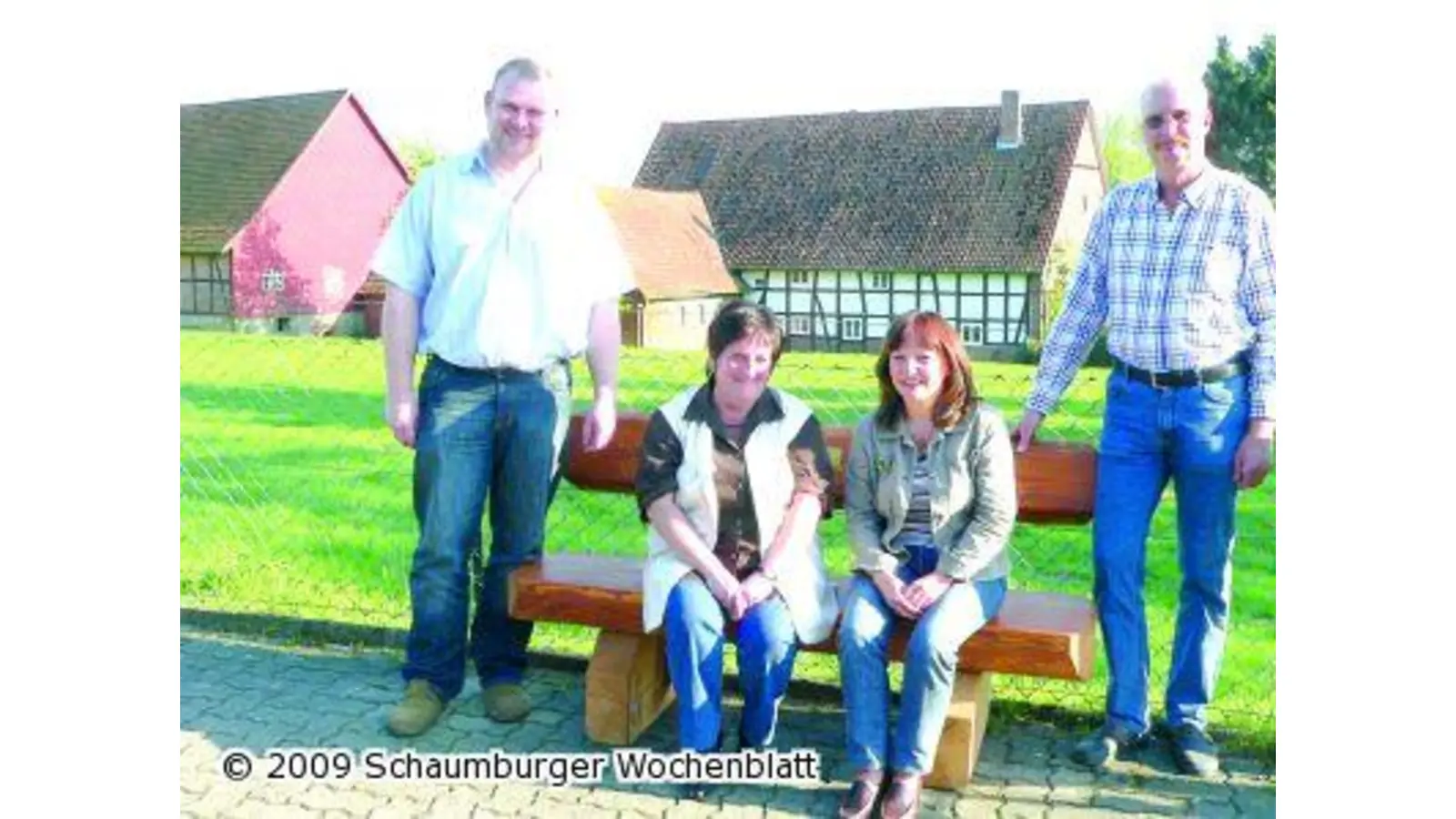 Der Ortsverein sorgt für eine neue Bank (Foto: red)