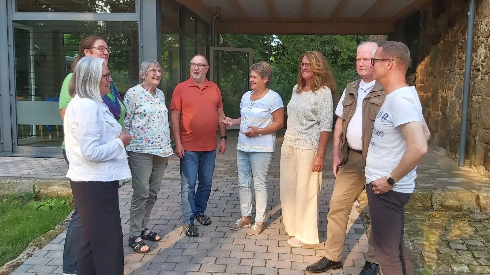 Vertreter aus fünf Vereinen im Planungsgespräch zur LaGa. (Foto: gk)