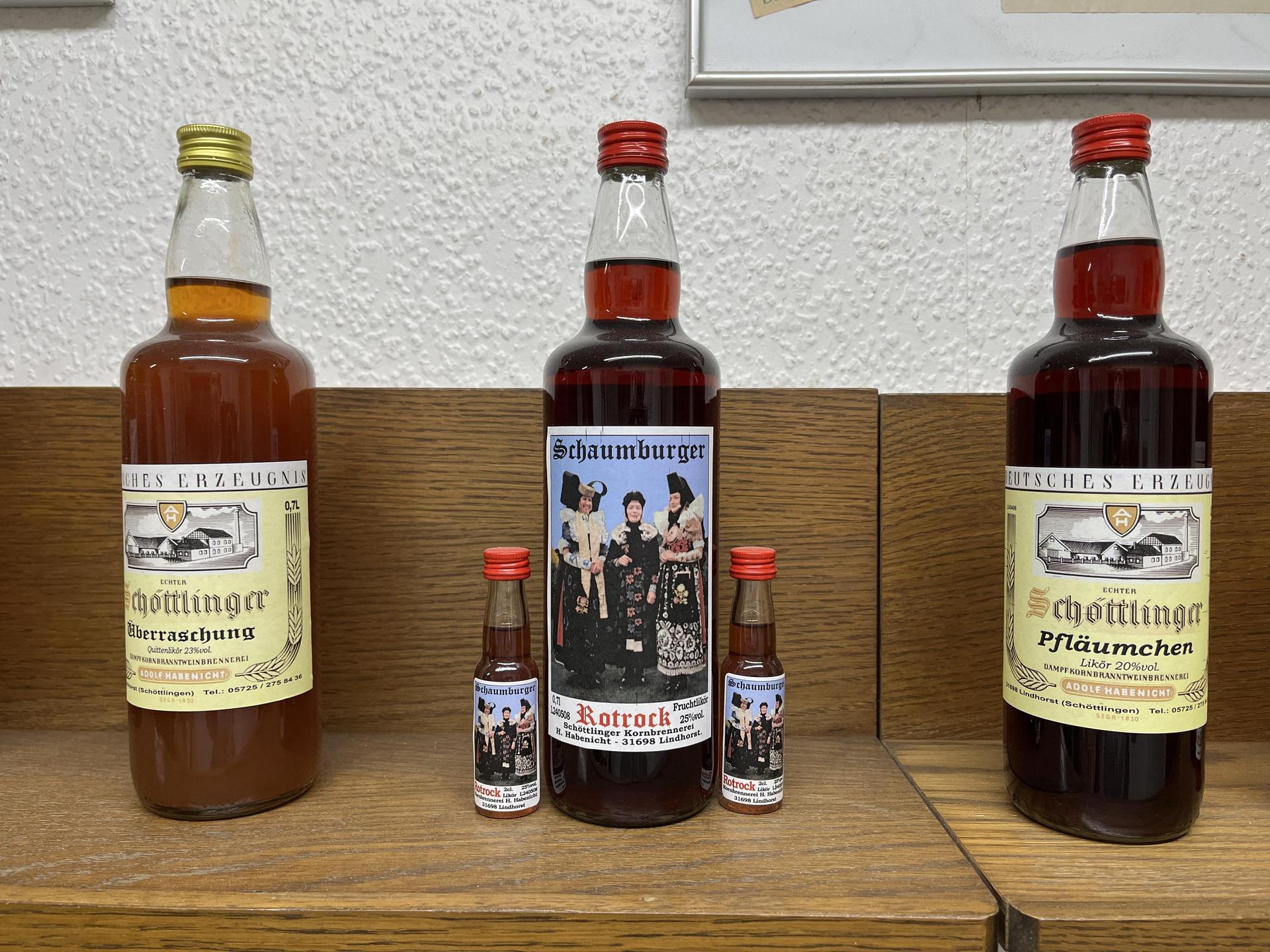 Ein paar „Klassiker” der Kornbrenenrei. (Foto: nd)