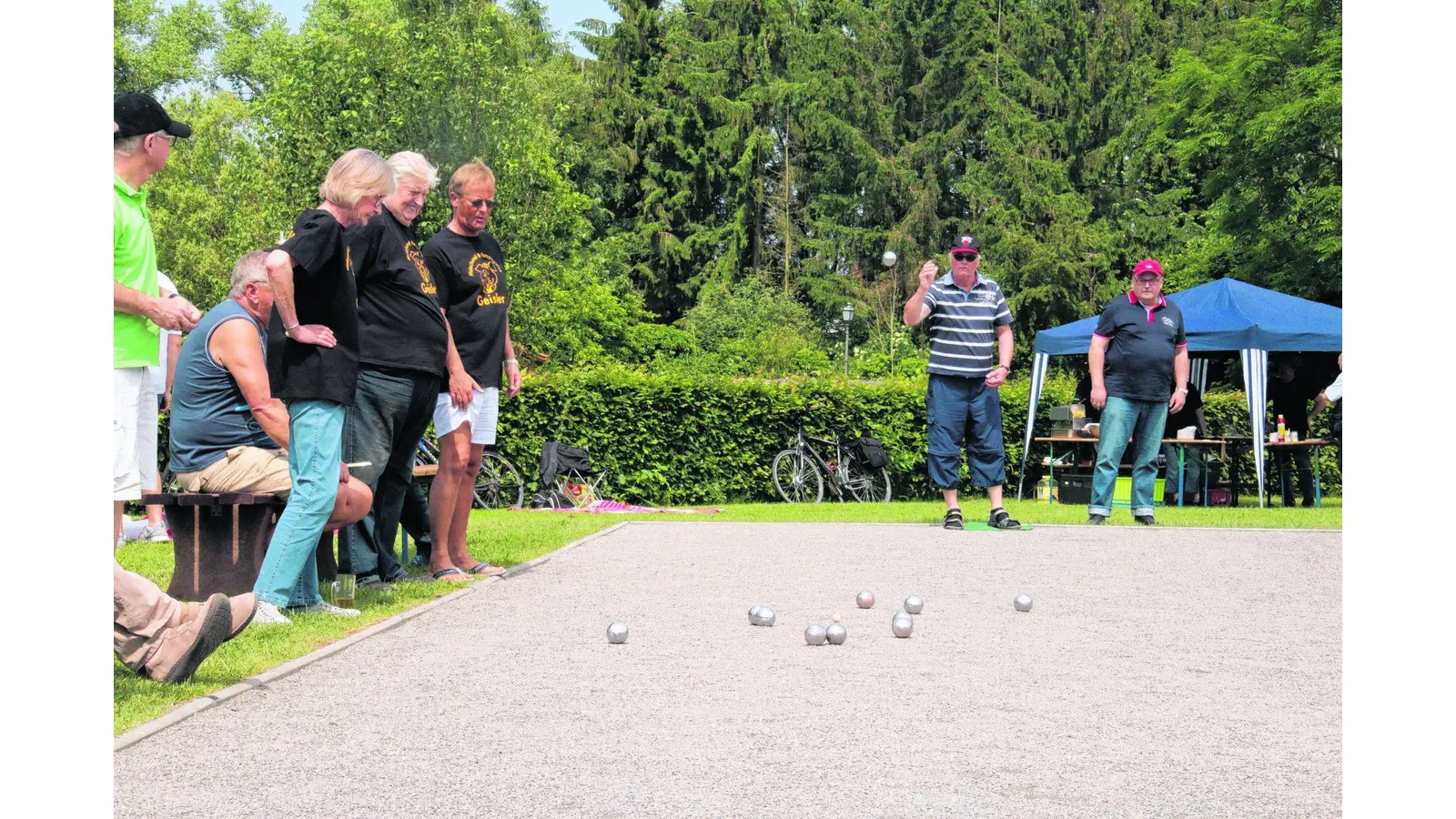 Auhäger Schützen werden Stadtmeister beim Boule (Foto: gi)