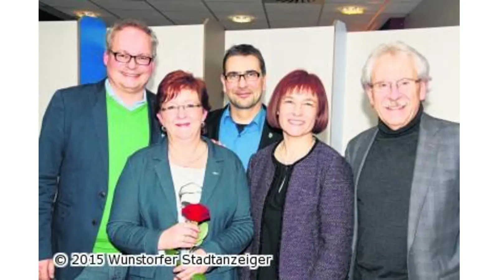 Ehemalige Weggefährten kommen zum Gratulieren (Foto: gi)