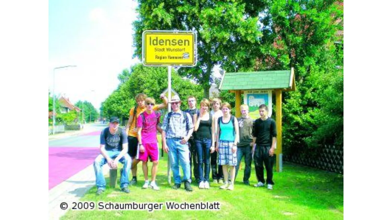 Jugendliche auf dem Sigwardsweg (Foto: mk)